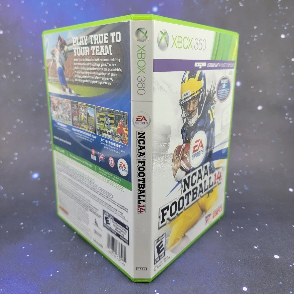 EA Sports NCAA Football 14 Xbox 360 Video Game Denard Robinson Cover No Manual B